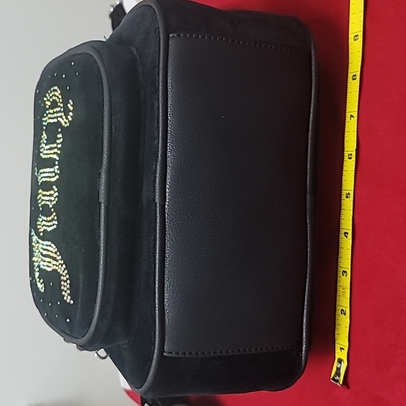 Glamorous Juicy Couture Black Rhinestone Backpack - New Without Tags - Picture 8 of 12
